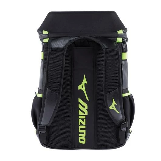Discount - Mizuno Pro Baseball Batpack G2 Black-Optic/Sulfur 2 Discount - Mizuno Pro Baseball Batpack G2 Black-Optic/Sulfur - Image 2