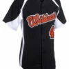 Discount - Teamwork Adult Clutch Full Button Baseball Jersey Black/White