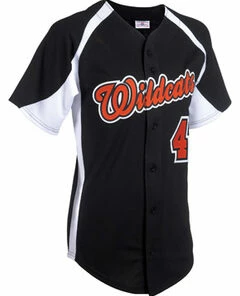 Discount - Teamwork Adult Clutch Full Button Baseball Jersey Black/White