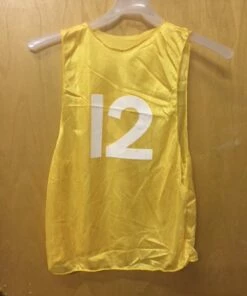 Discount - Champion Youth Numbered Scrimmage Vests - Dozen - Yellow Yellow