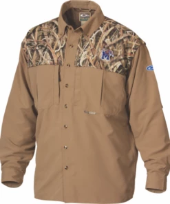 Discount - Drake University of Memphis Two-Tone Long Sleeve Shirt - Max5 Camo - Size Small Realtree Max-5 Two Tone