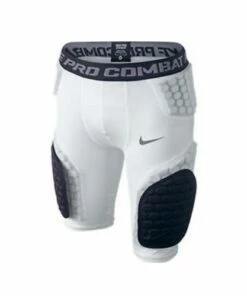 Discount - Nike Youth Pro Combat Hyperstrong Compression Shorts -White/Black - Large