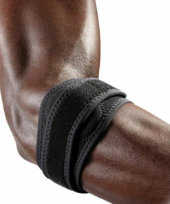 Discount - McDavid Level 2 Elbow Strap w/ pads Black