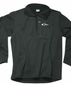 Discount - Drake MST Guide Zip Top - Black - Size L