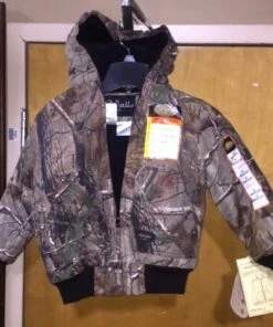 Discount - Walls Youth Insulated Hooded Jacket - Realtree All-Purpose Camo