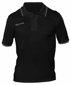 Discount - Easton Adult S4 Vented Polo Baseball Apparel A164848 - WHITE - Size XL Black