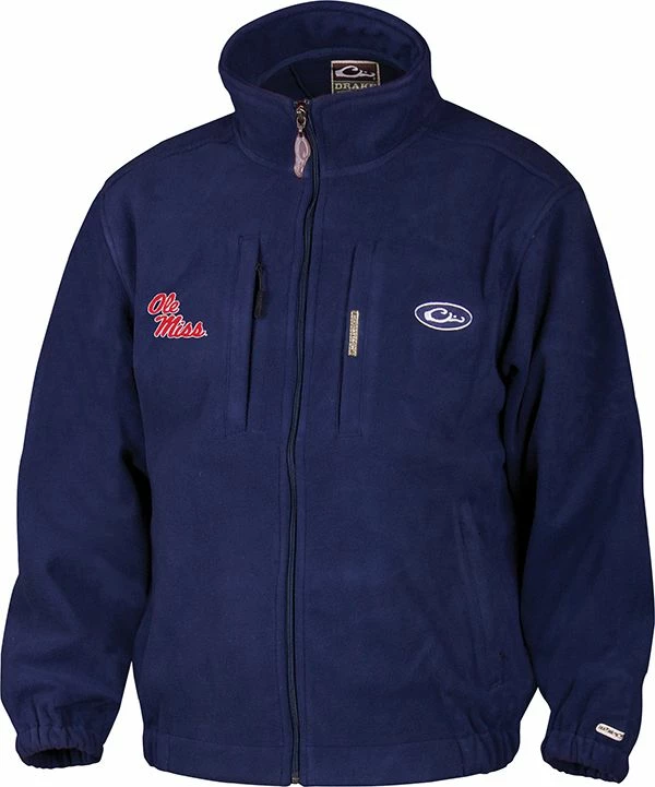 Discount - Drake Ole Miss Windproof Layering Coat Navy 2 Discount - Drake Ole Miss Windproof Layering Coat Navy - Image 2