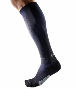 Discount - McDavid 10K Runner Socks / pair Black/Alt Blue